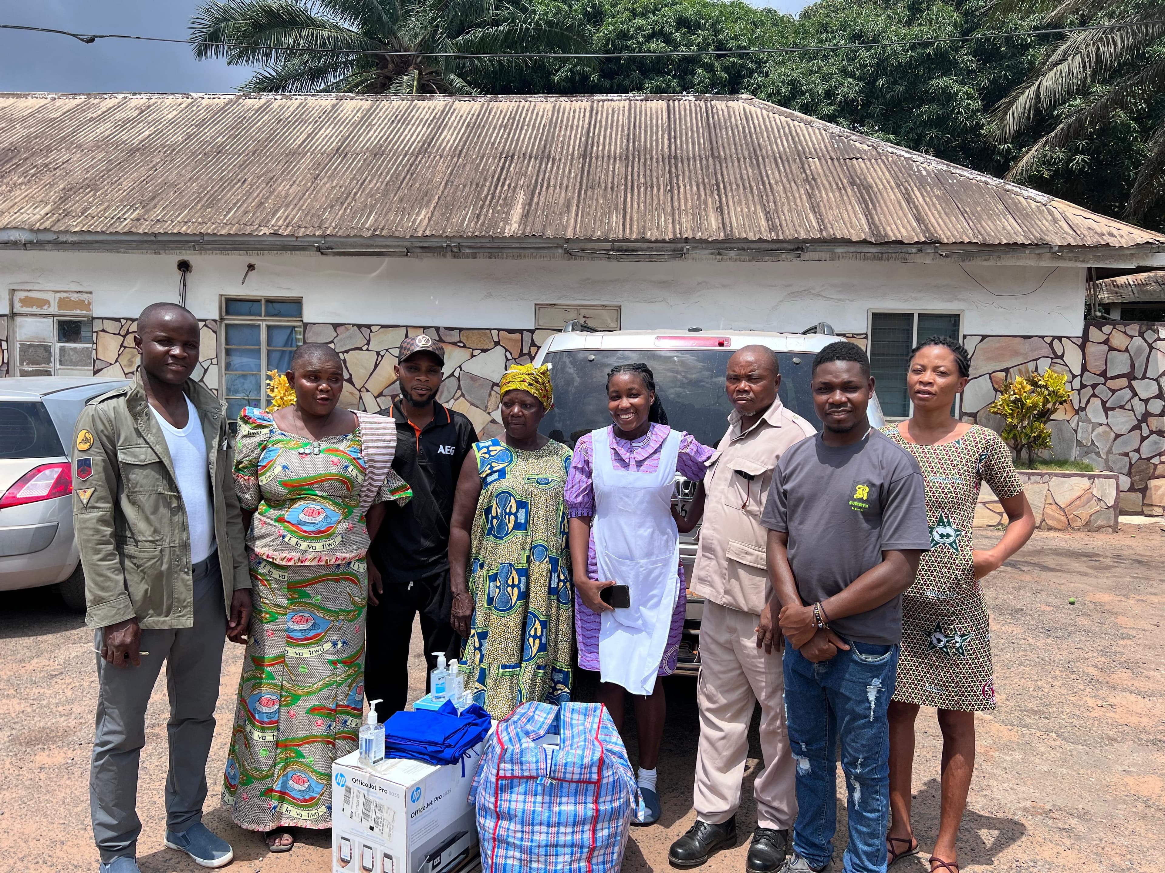 Wave-A-Flag community elder receiving healthcare support
